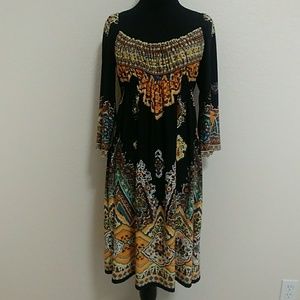 Boston Proper Paisley Boho Dress